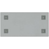 vidaXL Zidna magnetna ploča bijela 40 x 20 cm od kaljenog stakla | shoptok.hr