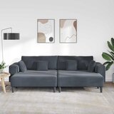 SOFA 3 pcs Tamno siva 250 x 188 x 76 cm Baršun | shoptok.hr