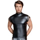 NEK muški top sa zakovicama, mrežasti umetak (crni) - L | shoptok.hr
