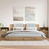  Noćni ormarići 2 kom boja hrasta 50x32x60 cm konstruirano drvo | shoptok.hr