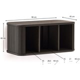 Kave Home Tamno smeđi zidni ormarić za ispod umivaonika u dekoru jasena 90x40 cm Mailen – | shoptok.hr