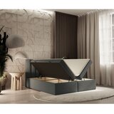 Maison de Rêve Temno siva boxspring postelja s prostorom za shranjevanje 160x200 cm Novento – | Shoptok.si