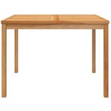vidaXL Vrtni blagovaonski stol 110 x 110 x 77 cm od masivne tikovine | shoptok.hr