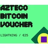 Azteco Bitcoin Lightning 25 EUR kupon/bon
