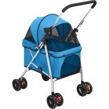  Sklopiva kolica za pse plava 76 x 50 x 100 cm od tkanine oxford | shoptok.hr