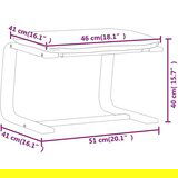  Tabure krem 51 x 41 x 40 cm od tkanine | shoptok.hr