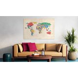  Slika - Italian names of countries in vivid colors 60x40 | shoptok.hr
