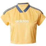 ADIDAS SPORTSWEAR Funkcionalna majica 'TIRO' golobje modra / zlato-rumena / bela
