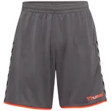 Hummel Sportske hlače ' POLY' antracit siva / bazalt siva / narančasta