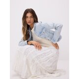 Reserved Čipkasta maxi suknja - bijela | shoptok.hr