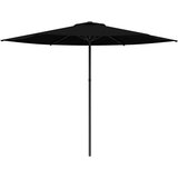 vidaXL Vrtni dežnik 300 x 300 cm Poliester Pravokotna Črna, (5000252493) | Shoptok.si