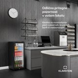 Klarstein GrandCooler ugostiteljski hladnjak za piće | 106 x 46 cm | LED unutarnje osvjetljenje | Crna | shoptok.hr
