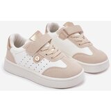 Boto Sports Shoes Sneakers Girls Velcro Beige Zarina | Shoptok.si