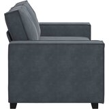  Dvosjed Sofa Tamno siva 180x78x84 cm Baršun | Shoptok.si