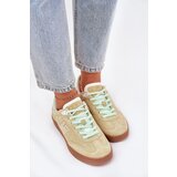 D.Franklin Suede Sports Shoes Sneakers Women Lime | Shoptok.si