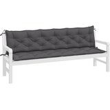  Jastuci za vrtnu klupu 2 kom antracit 200x50x7cm tkanine Oxford | shoptok.hr
