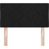 vidaXL Naslon za glavu Dizajn dijamantnih blokova Crna 80 cm Tkanina | shoptok.hr