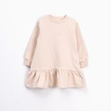 VAUVA Dečija haljina od pamucnog trikotaza - Bež / 5 godina | Eponuda.com