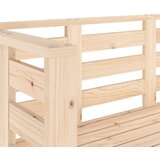  Vrtna klupa 111,5 x 53 x 71 cm od masivne borovine | Eponuda.com