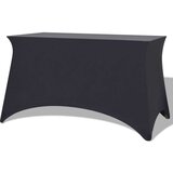 vidaXL Rastezljiva Navlaka za Stol 2 kom 120x60,5x74 cm Antracit | shoptok.hr
