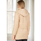 Dewberry Z6703 WOMEN'S COAT-BEIGE-2 | shoptok.hr