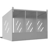 vidaXL Kutija za gniježđenje za piliće s 3 odjeljka metala | shoptok.hr