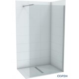 Copen Tuš paravan - stena C-02-S110 Monte srebrni ram 110x200cm providno staklo | ePonuda.com