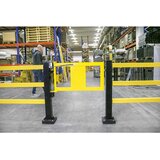 Black Bull Vrata s plinsko vzmetjo za ograjo DxŠxV 30 x 905 x 520 mm, rumene barve | Shoptok.si