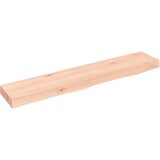 Maison Chic Stenska polica - Viseča Polica 100x20x6 cm neobdelana trdna hrastovina, (21784582) Cene