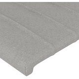 LED uzglavlje svjetlosivo 163 x 16 x 118/128 cm od tkanine | shoptok.hr