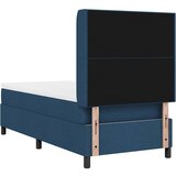  Krevet s opruga kutije s jastukom Plava 190 x 90 cm tkanina | shoptok.hr