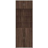 vidaXL Omara za shranjevanje rjavi hrast 80x42,5x225 cm inženirski les | Shoptok.si