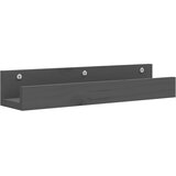  Zidne police 2 kom sive 50 x 12 x 9 cm od masivne borovine | shoptok.hr