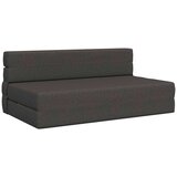 SK foldajući kauč na krevet Tamno siva 203 x 152 x 15 cm - Tamno siva 203 x 152 x 15 cm tkanina | shoptok.hr