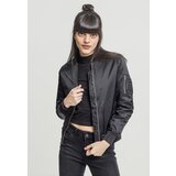 UC Ladies Women's Basic Bomber Jacket Black Cene