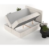 Maison de Rêve Kremno bela boxspring postelja s prostorom za shranjevanje 200x200 cm Imagine – | Shoptok.si