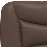  Jastuk za uzglavlje Hvar smeđi 180 cm od umjetne kože | Eponuda.com