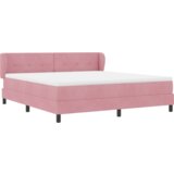 Box Spring Krevet s Madracem Ružičasta 180x200 cm Baršun | shoptok.hr