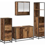 vidaXL Komplet pohištva za kopalnico 4 pcs Star les 90 x 33 x 60 cm | Shoptok.si