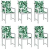 vidaXL jastuci za stolice Ostalo 6 pcs Uzorak lišća 100 x 50 x 3 cm | shoptok.hr