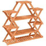  Stalak za cvijeće 110 x 25 x 105 cm od masivne jelovine | shoptok.hr