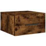 Maison Chic Stenska Nočna omarica - Nočna miza dimljeni hrast 35x35x20 cm, (21687779) | Shoptok.si