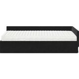  Kotni okvir postelje z matrico Drugo 2 pcs Siva Žamet, (5000121247) | Shoptok.si