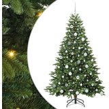 vidaXL Umestno božično drevo med 300 LED Zelena 180 cm PE in PVC, (5000067437) | Shoptok.si