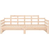  Dnevni ležaj na izvlačenje od masivne borovine 2 x (80x200) cm | shoptok.hr