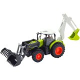 Traktor na daljinsko upravljanje s žlicom i grabilicom - zeleni | shoptok.hr