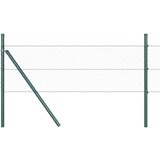 vidaXL Ogrodje s stebri Zelena 0.8 x 100 m Jeklo s PVC premazom, (5000095988) | Shoptok.si