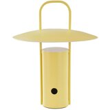 Jotex Rumena kovinska LED zatemnitvena namizna svetilka (višina 24 cm) Venna – Cene