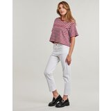 Michael Kors YD STRIPED CROP LOGO TEE Bordo | shoptok.hr