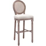 Furnova Barski stolčki 2 kosa belo platno, (21949266) | Shoptok.si